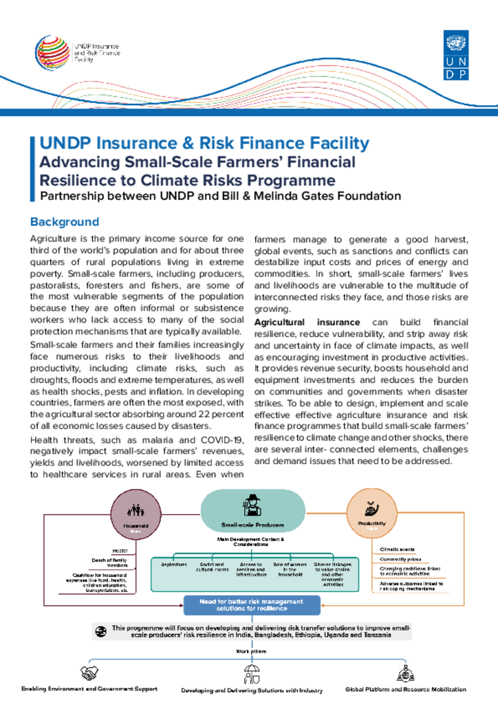 Picture of Advancing Small-Scale Farmers’ Financial Resilience to Climate Risks