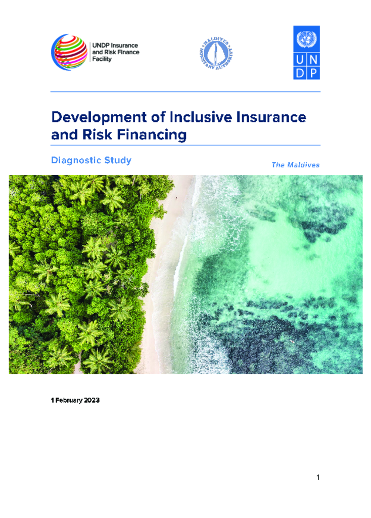 Picture of Inclusive Insurance and Risk Financing Diagnostic in Maldives