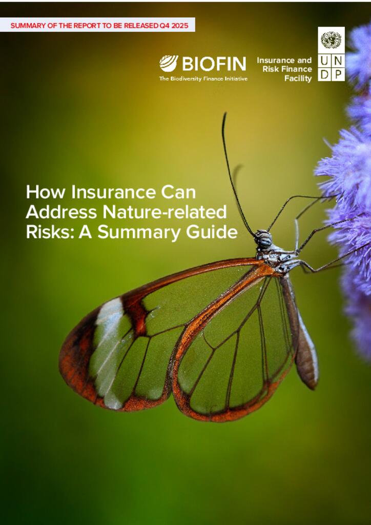Picture of How Insurance Can Address Nature-related Risks - Summary Ahead of Official Release